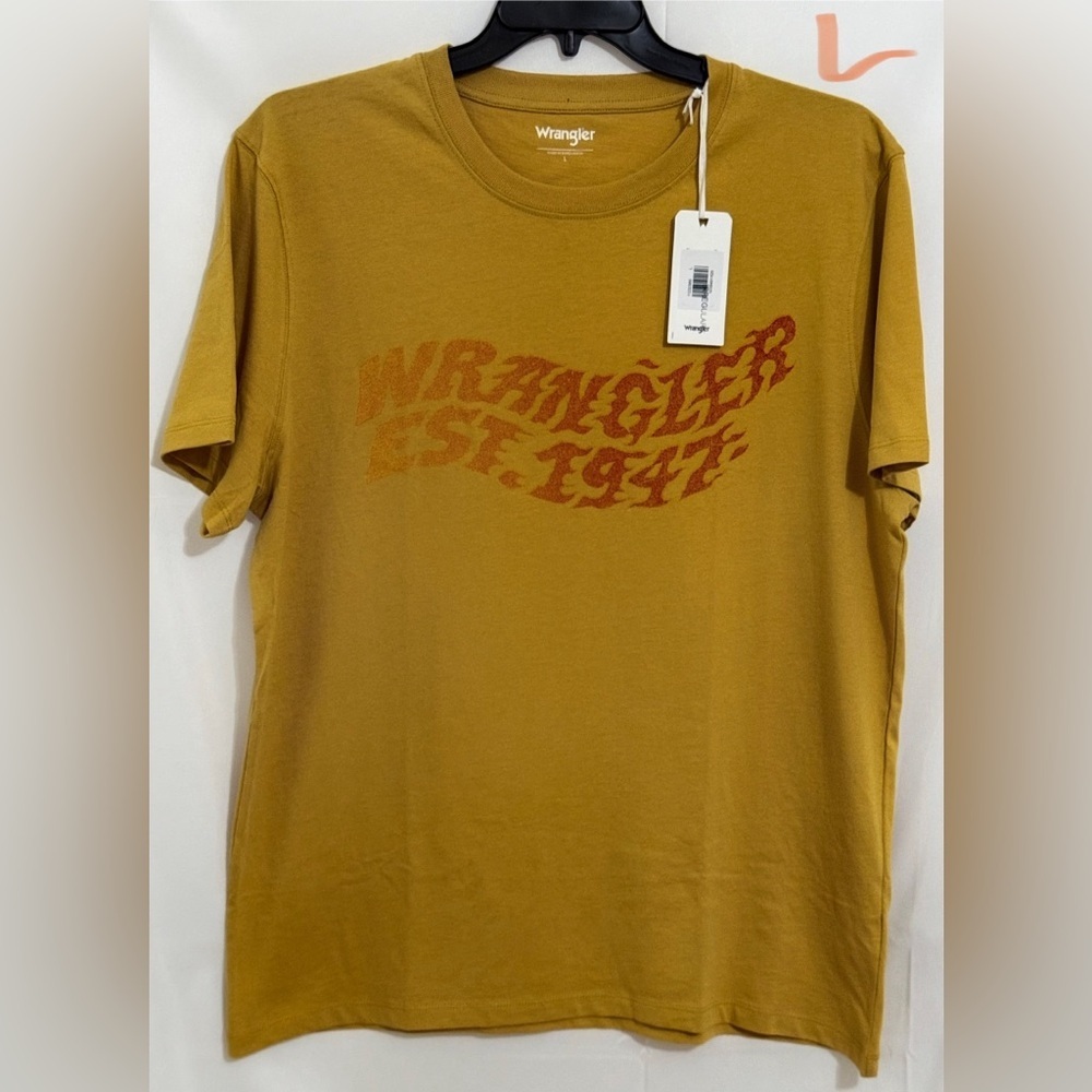 Wrangler Men's Mustard T-Shirt